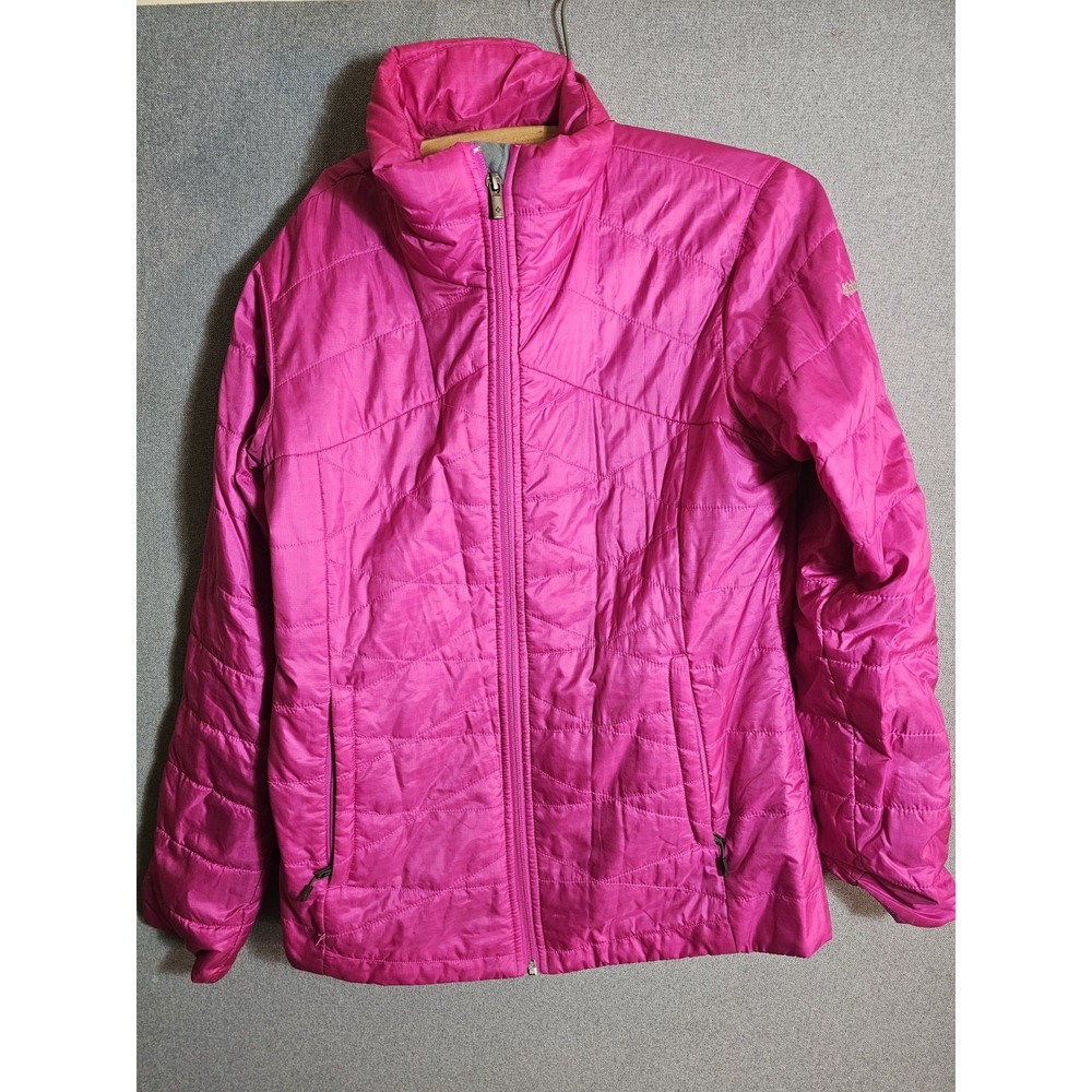 Columbia womens jacket L Omni Heat Shield Advanced Repellency Pink Coat - Picture 3 of 5